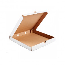 Коробка под пиццу бел/бур 250х250х40мм б/печ.