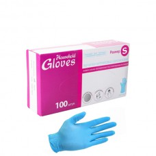 Перчатки нитрил неопудр (S) Household Gloves,ГОЛ,100 шт/уп,500пар.кор/50пар.уп