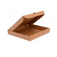 Коробка под пиццу Ракушка бур/бур 410х410 б/печ./100